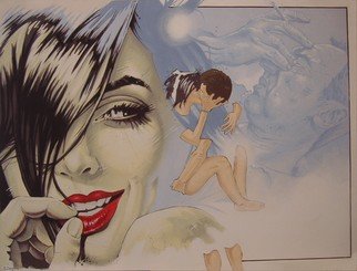 Steve Coughlin; Misadventure, 2012, Original Painting Acrylic, 40 x 30 inches. Artwork description: 241   comic book style original painting    ...