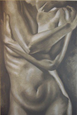 Steve Coughlin; Nude, 2010, Original Painting Acrylic, 24 x 36 inches. Artwork description: 241  subtle nude image of a woman ...