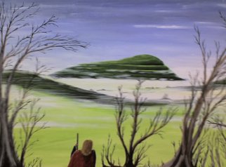 Steven Willis; The Pilgrim, 2008, Original Painting Acrylic,   cm. Artwork description: 241   Pilgrim en route to Avalon.  ...