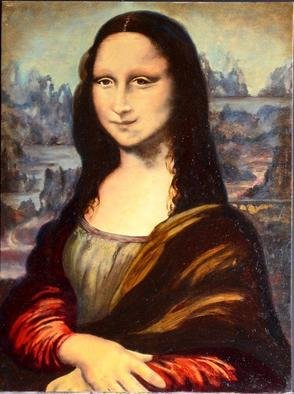 Storm Hammond; Mona Lisa Study, 2018, Original Painting Oil, 12 x 16 inches. 