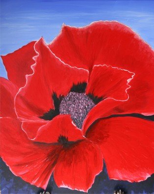 Susan Barnett-Jamieson; Poppy, 2009, Original Painting Acrylic, 24 x 36 inches. 