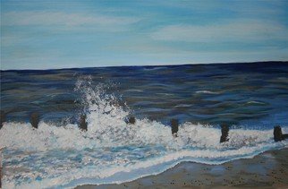 Susan Barnett-Jamieson; Waves, 2008, Original Painting Acrylic, 20 x 14 inches. 