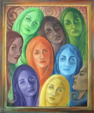 Sylvia Kula; Serene Sisters, 2006, Original Painting Acrylic, 50 x 60 cm. Artwork description: 241 Original painting, acrylic on canvas, signed, size 500x600mm, 17mm deep. NZD $18,500. 00. One of the Top 50 Most Frequently Selected Works Added to Favourites by visitors, from 3016 artworks submitted by 3016 artists from all over the world during the Round 5 Showdown in November ...