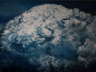 Tamagoshi Tamagoshi; Clouds, 2016, Original Painting Acrylic, 40 x 36 cm. 