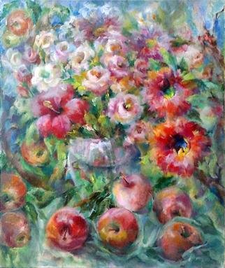 Tatyana Berestov; My Summer Garden, 2013, Original Painting Oil, 50 x 60 cm. Artwork description: 241   still life    ...
