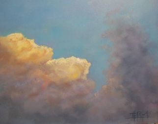 Teresa Riera Bengura; Nubes II, 2009, Original Painting Oil, 61 x 50 cm. 
