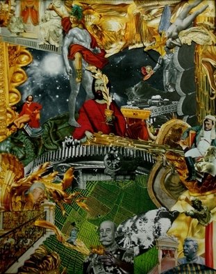 Andrew Mclaughlin; Iscariot Showers And The ..., 2011, Original Collage,   inches. 