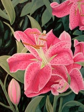 Robert Tittle; THE LILY, 2004, Original Painting Oil, 20 x 16 inches. 