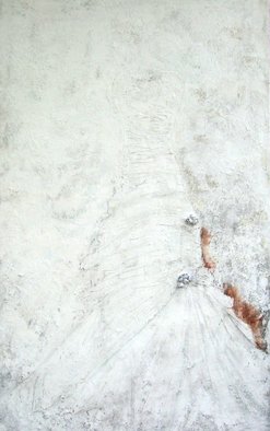 Tom Kelly; Under The Withering White..., 2013, Original Painting Acrylic, 40 x 64 inches. Artwork description: 241  acrylic, marble dust, fake flowers and charcoal on canvas                                      ...