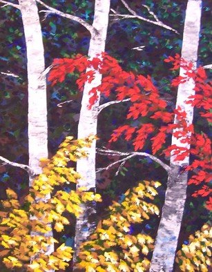 Tatyana Leksikova; Evening Birches, 2010, Original Painting Oil, 30 x 24 inches. Artwork description: 241 Flowers Landscape, Tatyana Leksikova, Oil on Canvas, Painting, www. artbytatyana. com, Toronto, Mississauga, Art for sale, paintings, art, gallery, buy, original, Modern, Abstract, FOR SALE, Floral, Fine Art, Decorative, Acrylic, online, artists, Studio, expressionism, impressionism, contemporary, realism, cityscape,...