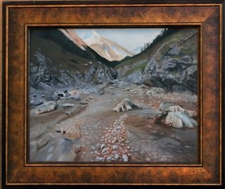 Terry Bearden; Valley Springs, 2010, Original Painting Oil, 18 x 16 inches. Artwork description: 241  this is about how bleauiful our open moutains can be. this is an area where the artist lives and love ...