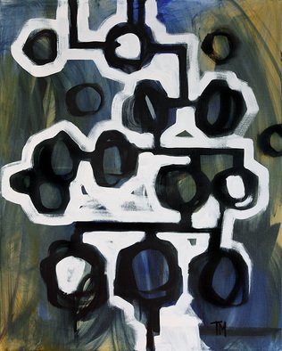 Tomas Mayer; Agenda 10, 2011, Original Painting Oil, 73 x 91 cm. Artwork description: 241  Agenda 10 i? 1/2 painting from the set Agendas treating matters like continuity, organization, consequence and responsibility. ...