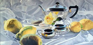 Tony Masero; Lemon Tea, 2006, Original Painting Oil, 16 x 74 inches. 