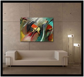 Paul Harrington; Minds Eye, 2010, Original Painting Acrylic, 48 x 36 inches. Artwork description: 241  Minds Eye  Original acrylic artwork.   Sights and Sounds original abstract painting    ...