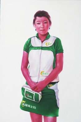Tsewang Tashi; Beer Seller No2, 2009, Original Painting Oil, 97 x 146 cm. 
