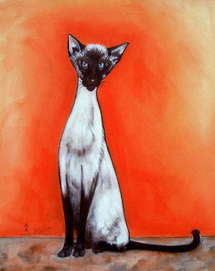 Mary Smith; Simply Siamese, 2010, Original Printmaking Other, 11 x 17 inches. Artwork description: 241  We've met so many devoted fans of Siamese kitties at the cat shows. . . they all concur that this kitty exemplifies pure 