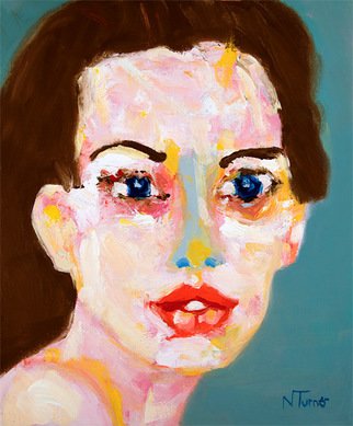Neal Turner; Anne Hathaway, 2011, Original Painting Oil, 15 x 18 inches. Artwork description: 241   Oil on canvas, 15 by 18 inches A(c) 2011 Neal Turner  ...