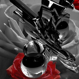 Paula Tymchuk; Bed Of Roses, 2008, Original Digital Art, 36 x 36 inches. Artwork description: 241   Bed of Roses  ...