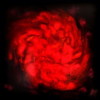 Christoph Van Daele; A Touch Of Red, 2014, Original Painting Acrylic, 60 x 60 cm. Artwork description: 241 