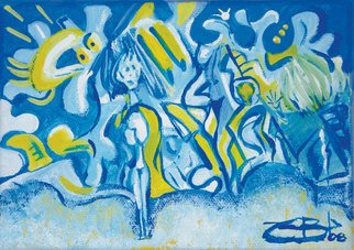 Vanessa Bernal; Blue World, 2008, Original Painting Acrylic, 7 x 5 inches. Artwork description: 241  Abstract Expressionism, Expressionism, Abstract, Modern Art,        ...