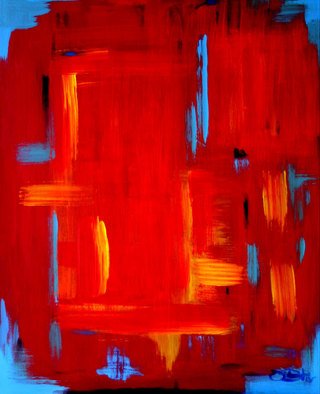 Vanessa Bernal; Red Planet, 2007, Original Painting Acrylic, 24 x 30 inches. Artwork description: 241  Abstract Expressionism, Expressionist, Abstract, Modern Art,             ...
