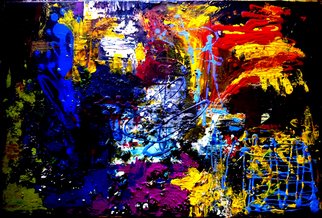 Vanessa Bernal; Volcano, 2011, Original Mixed Media, 36 x 24 inches. Artwork description: 241  Abstract Expressionism, Expressionism, Abstract, Modern Art ...