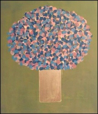 Hugo Reyes Reyes; Flowers From Daniela S Tree, 2017, Original Painting Acrylic, 40 x 40 cm. Artwork description: 241 Flowers meditation abstract...