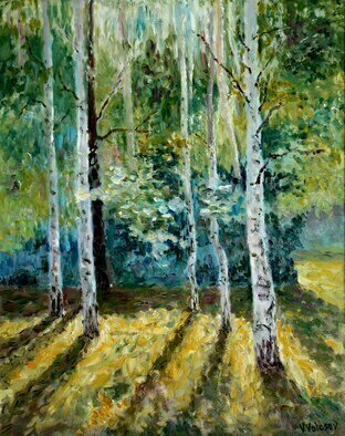Vladimir Volosov; Long Shadows In The Forest, 2016, Original Painting Oil, 16 x 20 inches. Artwork description: 241 My journey into art has been a long one. Thirty years of intense scientific work at the forefront of modern physics gave me deep knowledge of the laws of light and color that surround us at different times of day and times of year. Having gained all ...