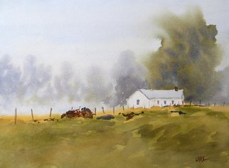 Kenneth Ware; The Cold And Damp, 2005, Original Watercolor, 14 x 11 inches. 