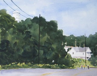 Kenneth Ware; Downhill Breeze, 2005, Original Watercolor, 11 x 14 inches. 
