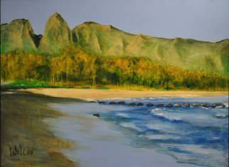 Wayne Wilcox; Kalalea , 2015, Original Painting Acrylic, 48 x 36 inches. Artwork description: 241  Kalalea Kauai...