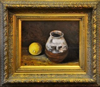 Wayne Wilcox, 'Still LIfe With Lemon', 2009, original Painting Oil, 14 x 11  x 1 inches. Artwork description: 1911  11 x 14 image size ...