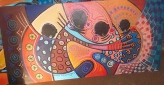 Wilber Mazemu; Giving , 2014, Original Painting Other, 60.3 x 25.4 inches. Artwork description: 241    my is art work is cultural     ...