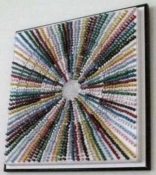 Will Hanlon; Espinart, 2012, Original Mosaic, 22 x 22 inches. Artwork description: 241     3,000 Push Pins on Foam Board    ...