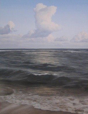 Peter Winberg; Calm Waves, 2006, Original Painting Oil, 27 x 35 cm. Artwork description: 241 This painting is based on a photograph I took during a visit to Thailand. The beach is called Lamai beach and can be found on Koh Samui....