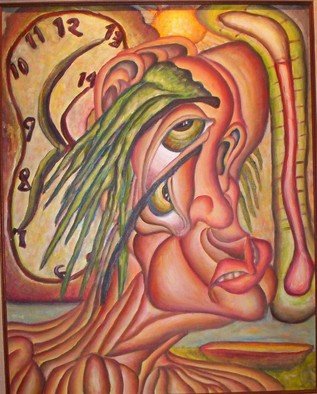 Richard Beckholt; Under Pressure, 2007, Original Painting Oil, 16 x 20 inches. Artwork description: 241  An altered state due to pressures real or imagined. ...
