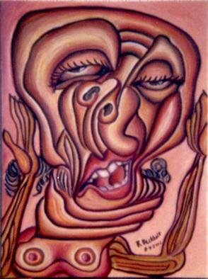Richard Beckholt; Vanity Is Blind, 2007, Original Painting Oil, 11 x 14 inches. Artwork description: 241    beckholt, acute, behavior, fine art, oils, abstract, unrealism  vanity, blind vanity, vain ...