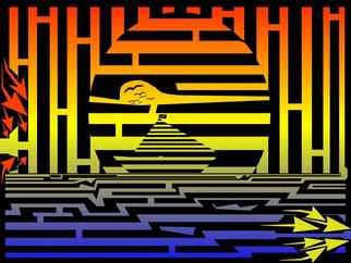 Yanito Freminoshi; Sunrise Sailing Maze, 2013, Original Digital Drawing,   inches. Artwork description: 241  Enjoy the sunrise sailing maze, by Yanito Freminoshi. This maze op art master piece of Sunrise Saling is a functional maze with solution that can be found here . The maze is very ...