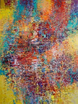 Paul Ygartua; Metropolis, 2016, Original Painting Acrylic, 121 x 152 cm. Artwork description: 241  Colourful abstract painting depicting how nature can have an big impact on any metropolis. Natures colours bring even cities back to life. 1 ...