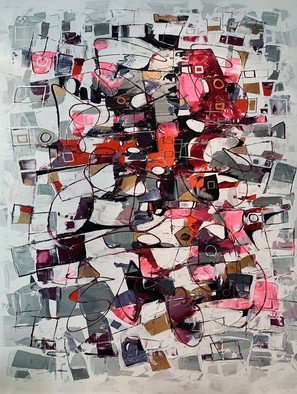 Paul Ygartua; Break In, 2021, Original Painting Acrylic, 48 x 60 inches. Artwork description: 241 Acrylic on canvas abstract by Paul Ygartua...