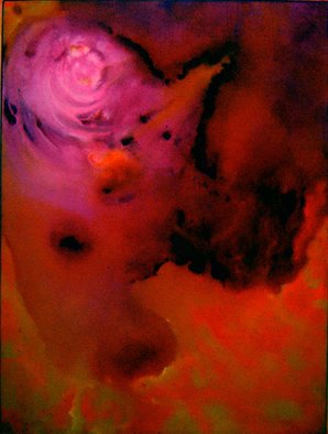 Rickie Dickerson; Eye Of The Storm, 2007, Original Computer Art, 18 x 24 inches. Artwork description: 241   This is reworking a painting called spew. . .  ...