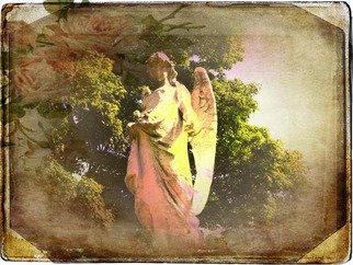 Zunilda Sarete; Guard The Heart, 2010, Original Photography Other,   inches. Artwork description: 241   Angel statue photomanipulation using texture and love quotes.  ...