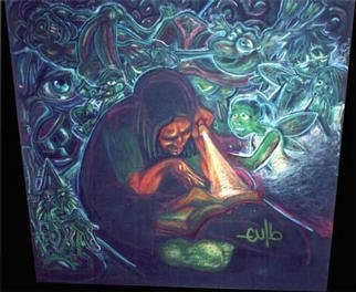 Carlos Culbertson; Power Book, 2003, Original Painting Other, 4 x 4 feet. Artwork description: 241 This piece represents the power of the written word and one' s imagination. ...