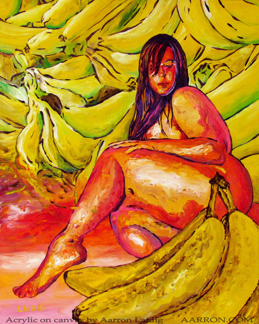 Artist Aarron Laidig. 'Banana Boat' Artwork Image, Created in 2015, Original Painting. #art #artist