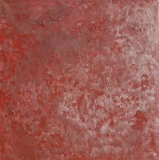 Artie Abello: 'Red Texture', 2005 Oil Painting, Abstract. 