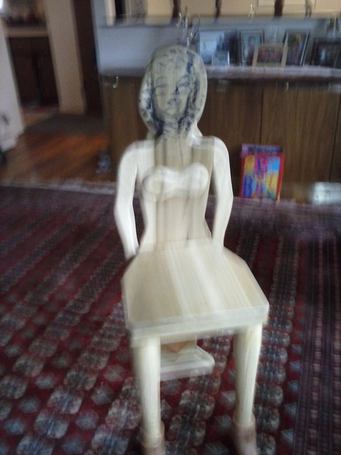 Artist Alex Sterin. 'Famous Lady ' Artwork Image, Created in 2015, Original Sculpture Wood. #art #artist