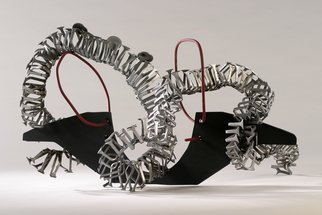 Ali Gallo: 'dragon ship', 2011 Steel Sculpture, Abstract.  welded steel    ...
