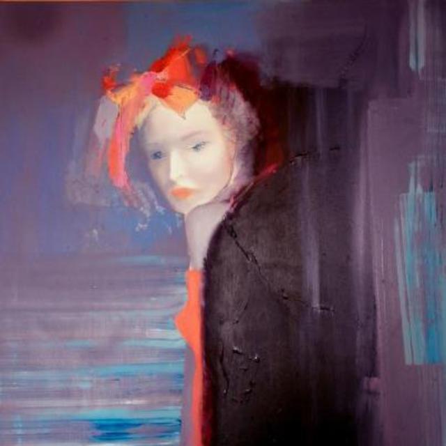 Artist Anna Zygmunt . 'Mysterious Woman2   2012' Artwork Image, Created in 2012, Original Painting Oil. #art #artist