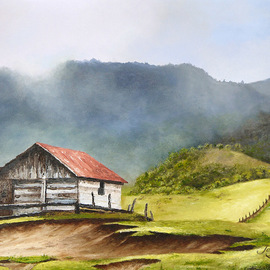 Jorge Paz: 'chibal huehuetenango', 2019 Oil Painting, Landscape. Artist Description: Guatemala landscape. Paisaje de Guatemala...