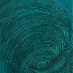 Teal Whirlpool By Andrea Mulcahy